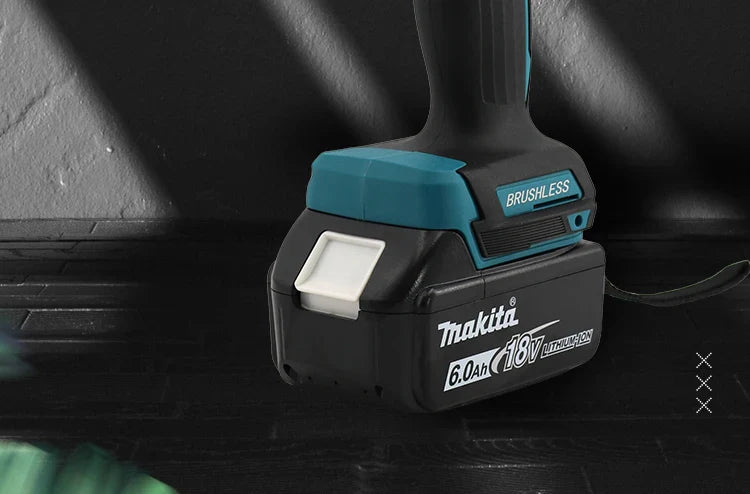 Taladro atornillador inalámbrico Makita DDF487 original de 410 W, destornillador de impacto eléctrico sin escobillas, herramienta eléctrica para batería Makita de 18 V